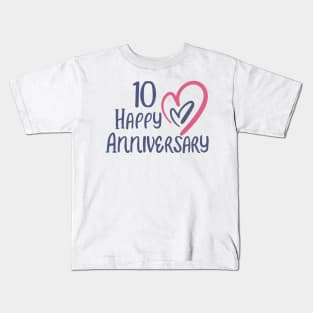 10th anniversary gifts Kids T-Shirt